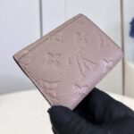 Louis Vuitton LV Unisex Zoe Wallet Monogram Empreinte Embossed Supple Grained Cowhide Leather Tourterelle Gray - Image 4