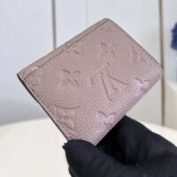 Louis Vuitton LV Unisex Zoe Wallet Monogram Empreinte Embossed Supple Grained Cowhide Leather Tourterelle Gray (1)