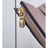 Louis Vuitton LV Unisex Zoe Wallet Monogram Empreinte Embossed Supple Grained Cowhide Leather Tourterelle Gray (1)