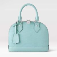 Louis Vuitton LV Women Alma BB Handbag Lagoon Turquoise Epi Grained Cowhide Leather (2)