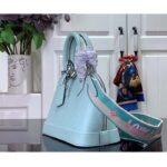 Louis Vuitton LV Women Alma BB Handbag Lagoon Turquoise Epi Grained Cowhide Leather – Image 4
