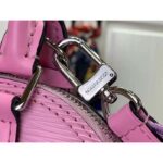 Louis Vuitton LV Women Alma BB Handbag Lilas Provence Lilac Epi Grained Cowhide Leather - Image 9