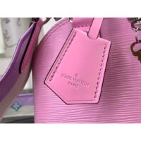 Louis Vuitton LV Women Alma BB Handbag Lilas Provence Lilac Epi Grained Cowhide Leather (9)