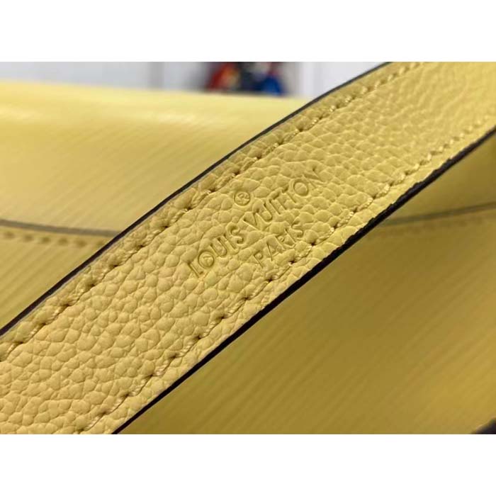 Louis Vuitton LV Women Buci Crossbody Yellow Epi Grained Cowhide Leather (8)