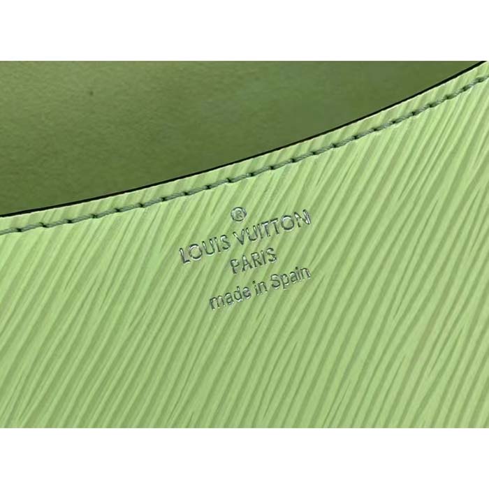 Louis Vuitton LV Women Buci Green Epi Grained Smooth Cowhide Leather (8)