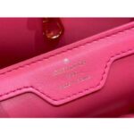 Louis Vuitton LV Women Capucines BB Handbag Pink Calfskin Leather Cowhide Lining - Image 11