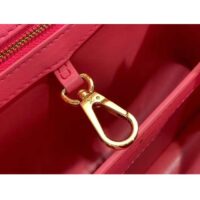 Louis Vuitton LV Women Capucines BB Handbag Pink Calfskin Leather Cowhide Lining (12)