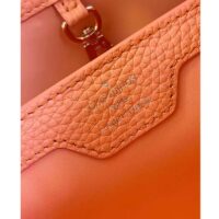 Louis Vuitton LV Women Capucines Mini Abricot Taurillon Leather Cowhide (10)