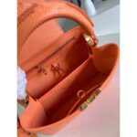 Louis Vuitton LV Women Capucines Mini Abricot Taurillon Leather Cowhide - Image 8