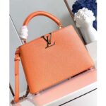 Louis Vuitton LV Women Capucines Mini Abricot Taurillon Leather Cowhide - Image 2