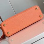 Louis Vuitton LV Women Capucines Mini Abricot Taurillon Leather Cowhide - Image 6