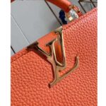 Louis Vuitton LV Women Capucines Mini Abricot Taurillon Leather Cowhide - Image 9