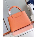 Louis Vuitton LV Women Capucines Mini Abricot Taurillon Leather Cowhide - Image 4