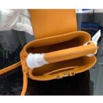 Louis Vuitton LV Women Capucines Mini Handbag Saffron Yellow Calfskin Leather Cowhide Lining - immagine 6