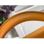 Louis Vuitton LV Women Capucines Mini Handbag Saffron Yellow Calfskin Leather Cowhide Lining - immagine 9