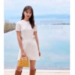 Louis Vuitton LV Women Capucines Mini Handbag Saffron Yellow Calfskin Leather Cowhide Lining - immagine 11