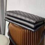 Louis Vuitton LV Women Coussin MM Handbag Black Monogram Embossed Puffy Lambskin - immagine 5
