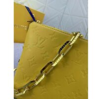 Louis Vuitton LV Women Coussin PM Handbag Acid Green Lambskin Zip Closure (10)