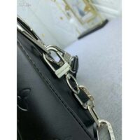 Louis Vuitton LV Women Coussin PM Handbag Black Lambskin Cowhide Leather (6)