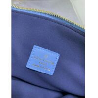 Louis Vuitton LV Women Coussin PM Handbag Blue Lambskin Silk Scarf Cowhide Leather (6)