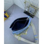 Louis Vuitton LV Women Coussin PM Handbag Blue Lambskin Silk Scarf Cowhide Leather - Image 6