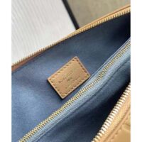 Louis Vuitton LV Women Coussin PM Handbag Camel Monogram Embossed Puffy Lambskin Calfskin Leather (8)