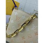 Louis Vuitton LV Women Coussin PM Handbag Crème Beige Lambskin Cowhide Leather - immagine 7