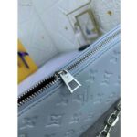 Louis Vuitton LV Women Coussin PM Handbag Ice Blue Lambskin Cowhide Leather Zip Closure - Image 7