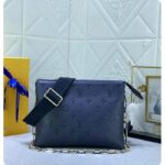 Louis Vuitton LV Women Coussin PM Handbag Marine Blue Monogram Embossed Puffy Lambskin Calfskin Leather - Imagen 2