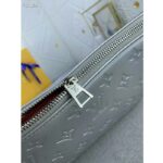 Louis Vuitton LV Women Coussin PM Handbag Silver Lambskin Cowhide Lining Zip Closure - Bild 9