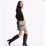 Louis Vuitton LV Women Diane Tourterelle Beige Cream Monogram Empreinte Embossed Cowhide Leather – Image 13