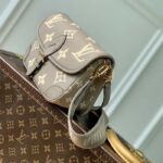 Louis Vuitton LV Women Diane Tourterelle Beige Cream Monogram Empreinte Embossed Cowhide Leather – Image 4