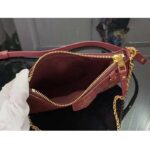 Louis Vuitton LV Women Easy Pouch Wine Red Monogram Empreinte Embossed Grained Cowhide Leather - immagine 7