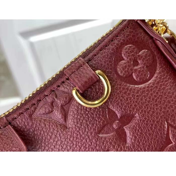 Louis Vuitton Speedy Bandouliere 25 Wine in Empreinte Embossed