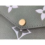 Louis Vuitton LV Women Félicie Pochette Light Khaki Cream Monogram Empreinte Embossed Grained Cowhide Leather - Bild 8