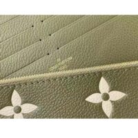 Louis Vuitton LV Women Félicie Pochette Light Khaki Cream Monogram Empreinte Embossed Grained Cowhide Leather (2)