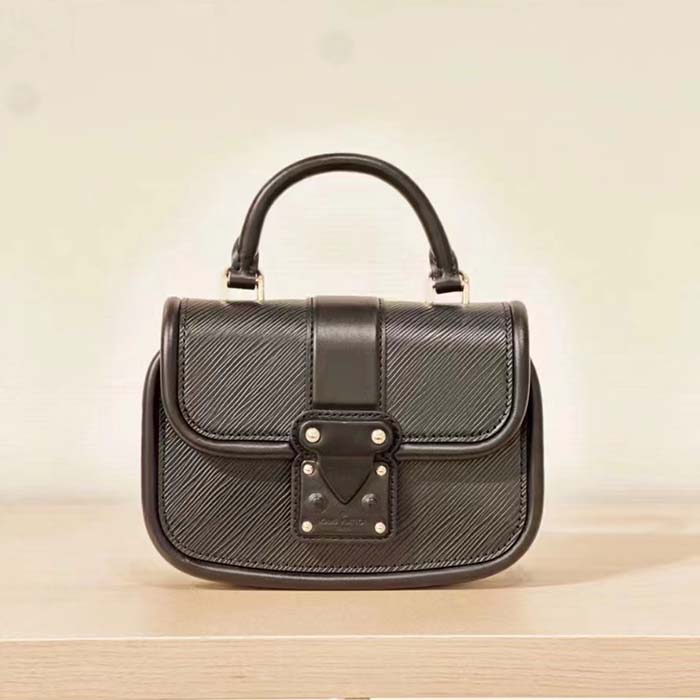 Louis Vuitton LV Women Hide Seek Black Epi Grained Smooth Cowhide Leather (5)