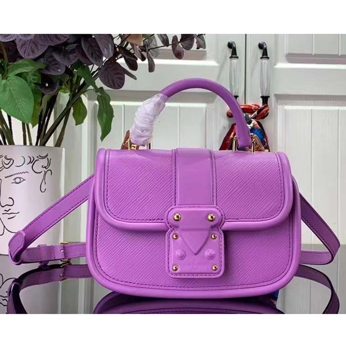 Louis Vuitton LV Women Hide Seek Lilas Provence Lilac Epi Grained Smooth Cowhide Leather (2)