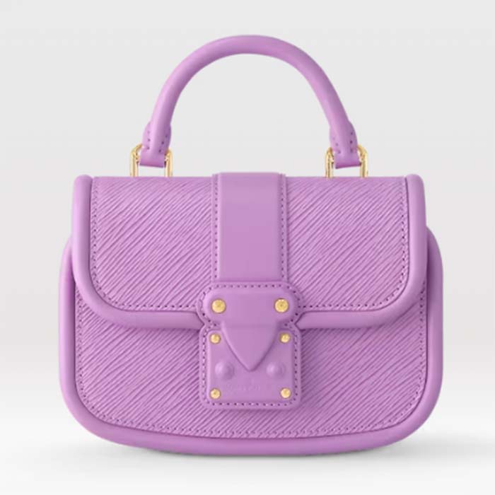 Louis Vuitton LV Women Hide Seek Lilas Provence Lilac Epi Grained Smooth Cowhide Leather
