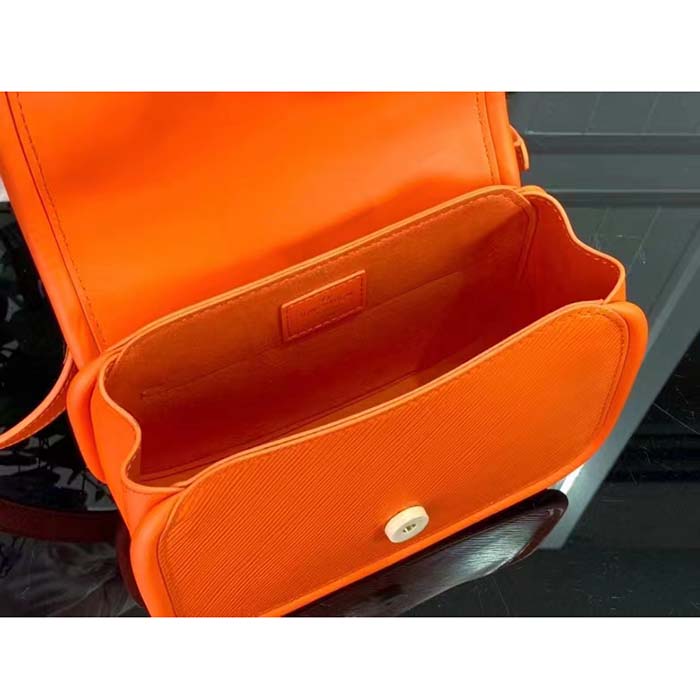 Louis Vuitton LV Women Hide Seek Orange Minnesota Epi Grained Smooth Cowhide Leather (2)