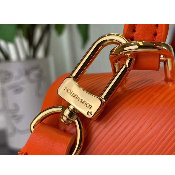 Louis Vuitton LV Women Hide Seek Orange Minnesota Epi Grained Smooth Cowhide Leather (7)
