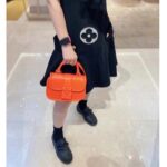 Louis Vuitton LV Women Hide Seek Orange Minnesota Epi Grained Smooth Cowhide Leather - immagine 12