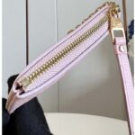 Louis Vuitton LV Women Key Pouch Pink Monogram Empreinte Embossed Supple Grained Cowhide Leather - immagine 5