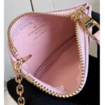 Louis Vuitton LV Women Key Pouch Pink Monogram Empreinte Embossed Supple Grained Cowhide Leather - immagine 6