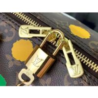 Louis Vuitton LV Women LV x YK Speedy Bandoulière 25 Monogram Coated Canvas 3D Painted Dots Print (13)