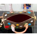 Louis Vuitton LV Women LV x YK Speedy Bandoulière 25 Monogram Coated Canvas 3D Painted Dots Print - Image 6