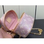Louis Vuitton LV Women Micro Vanity Pink Monogram Coated Canvas Natural Cowhide-Leather - Image 9