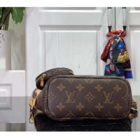 Louis Vuitton LV Women Neverfull BB Beige Monogram Coated Canvas Natural Cowhide Leather (12)