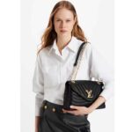 Louis Vuitton LV Women New Wave Chain Bag GM Black Quilted Smooth Calf Leather - Image 12