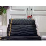 Louis Vuitton LV Women New Wave Chain Bag GM Black Quilted Smooth Calf Leather - Image 3